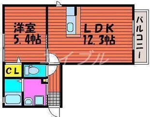 シャーメゾングロワールＢの物件間取画像